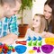 Counting Dinosaur Toys Matching Color Sorting Stacking Games with Bowls Preschool Learning Activities for Educational Sensory Montessori STEM Toy Sets Gift for Toddlers Kids Boys Girls Aged 3+